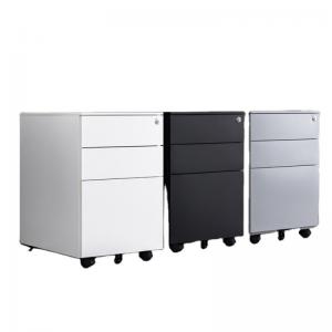 Commercial Furniture Under Desk Mobile Filing Cabinet with Lock and Drawer