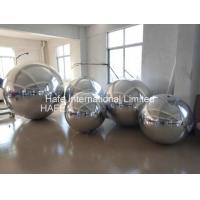China 8.2 FT Full Silver Color Mirror Ball Light With 1m -3m Size For Fashion Show on sale