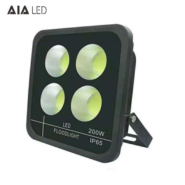 New aluminum rainproof IP66 round angle led flood light COB 200W LED Flood lighting