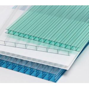 6mm Transparent Hollow Polycarbonate Panel Roofing Sheet Greenhouse Sheet