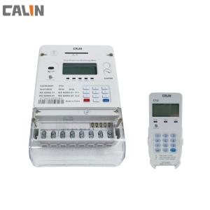 China GSM GPRS AMI の解決の無線電気のメートル 3 段階 STS の前払いの大きい国のユーザー wholesale