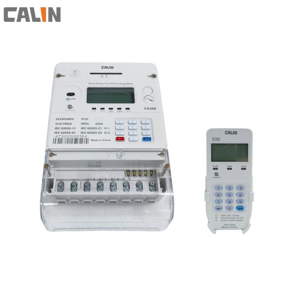 China Split Three Phase STS Prepaid  Meters , Load Switch Tamper guard Power Enery Meter wholesale