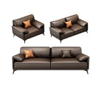 China Contemporary Leather Office Conference Room Sectional Sofa Set 1 1 2 with Tea Table OEM on sale