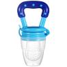 China DOT Pattern Baby Silicone Food Feeder Pacifier Feeder For Infants With Fresh Fruit Pouches wholesale