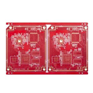 1.6mm Multilayer Printed Circuit Board Electronic FR4 Red PCB