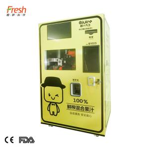 frisch ORG freshly squeezed orange juice vending machine sealing system