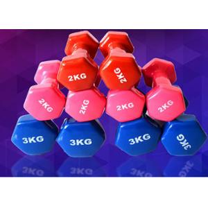 China 0.5kg-10kg Home Gym Training women Vinyl Coated Dumbbells For sale supplier