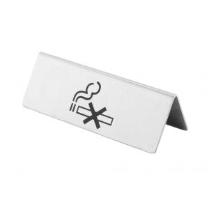 SS Stackable Table Tent Signs /  " Smoking Area " " No Smoking " Warning Symbol Room Service Indicator