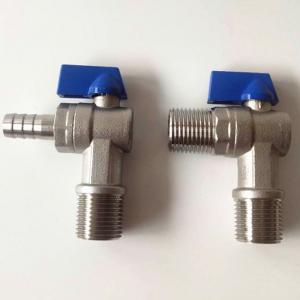 China 304 Cold Water Heater Manual Angle Valve with DN15 Water Media and Screw Nozzle supplier