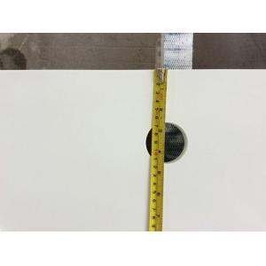 China Solid Color White Quartz Bathroom Countertops / Quartz Worktops No Hole supplier