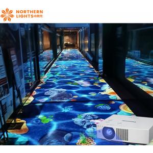China Hotel Interactive Projection Game 3200 Lumens Holographic Floor Projection supplier