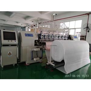 CNC Bedding Industrial Quilting Machine Digital Control With 2 Needle Bars