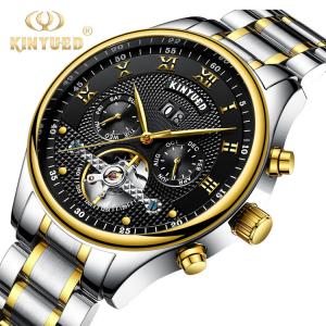 China KINYUED Business Automatic Mechanical Watch Metal Case Shockproof supplier
