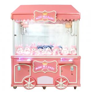 Cute Toy Kids Candy Claw Machine Coin Operated Ready 110 Watt Power