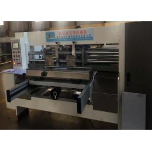 China High Precision Automatic Feeder Flexo Corrugated Printer Slotter Machine / Carton Box Machine wholesale