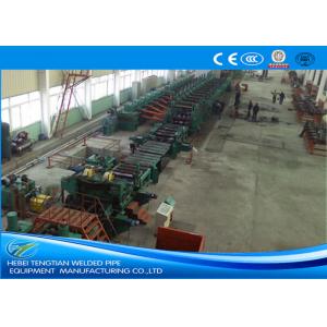 China Low Carbon Steel ERW Pipe Mill Making Machine Rectangular Pipe Shape supplier