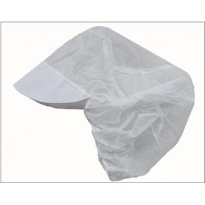 China PP Non Woven Medical Disposables , White Peaked Disposable Snood Caps supplier