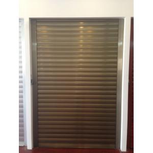 China 77 mm Foam Roller Shutter with 8000 Squares/Meter Per Month Capacity and 60 KG/ CBM Insulated Aluminum PU Foaming Roller Shutter wholesale