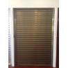 Fast Speed PU Foam Filled Aluminum Roller Shutter Door with 77mm Slat and 60 KG/CBM Foam Density