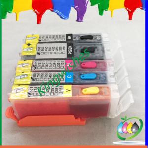China 5 color printer refillable cartridge for Canon IP8720 with PGI250 CLI251 chip wholesale