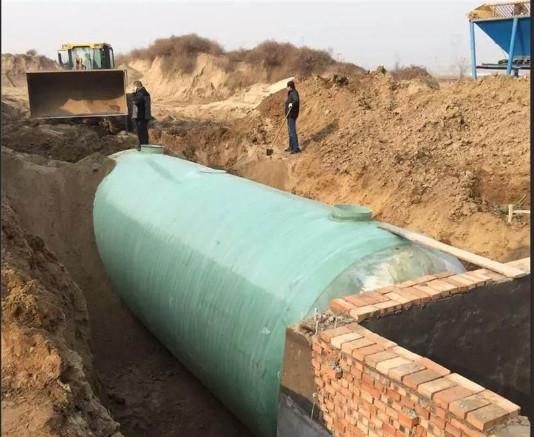 Winding FRP GRP Septic Tank With Ordinary Pressure Low Maintence Long Service Life