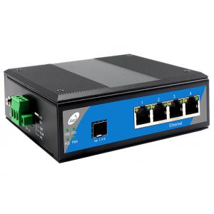 5 Port SFP Ethernet Switch , 1000Mbps Industrial POE Gigabit Switch