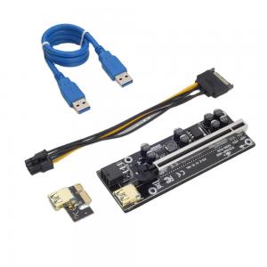 High Quality PCI Express X16 Pci E 009S Plus pcie riser with USB3.0 Cable