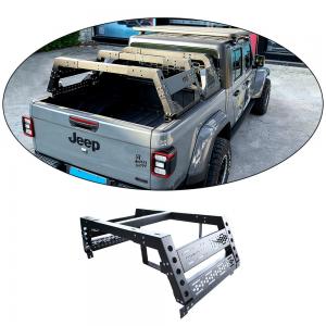 Silver Black Placement Trunk Mount Thorax Bed Rack System for Toyota Full-Size Truck Bed