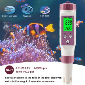 China Seawater Digital Salinity Meter Salt Water Tester For Pool Aquarium Fish Pond 10 - 100ppt supplier
