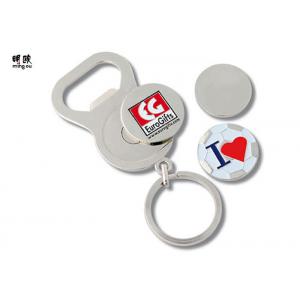 China Trolley Coin Holder Zinc Alloy Beer Bottle Openers With Shiny Silver Plating supplier