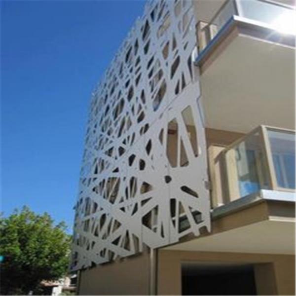 Color Painted Powder Coated Aluminum Perforated Wall Panels for cladding or