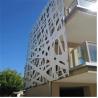 Color Painted Powder Coated Aluminum Perforated Wall Panels for cladding or