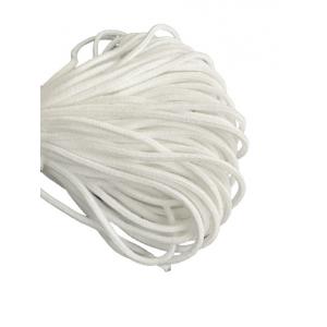 2.5mm 3mm 1/8" Round Elastic Band For Earloop Medical 3ply Face Mask