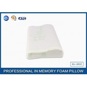 China Cooling Gel Slow Rebound Memory Foam Bamboo Pillow / Breathable Contour Gel Pillow supplier