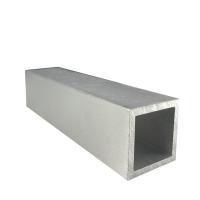 China 6063-T6 6061 Aluminum Square Tubing 1.5 3 Alloy Internal Threaded For Sliding Door Track on sale
