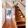 American walnut wood stair tread covers