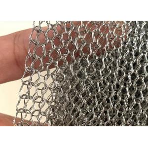Multi Strand Stainless Steel Knitted Wire Mesh Flat Type  Alkali Resistance