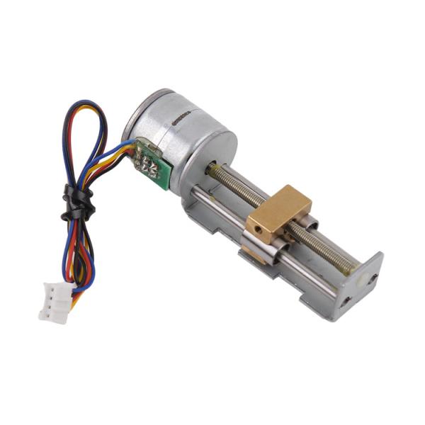 Motor paso a paso lineal de 12 V/24 V de tensión nominal con un empuje superior a 1 kg