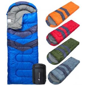 190T Polyester Cold Weather Camping Sleeping Gear Insulated Sleeping Pad For Backpacking