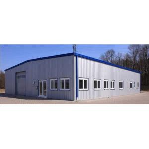 Welding Industrial Steel Frame , Light Steel House Construction Warehouse