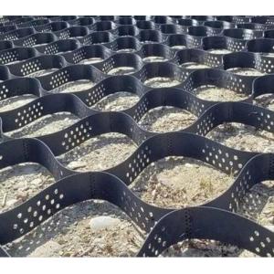 Textured Perforated HDPE Geocell For Road Construction Erosion Control