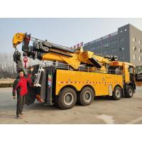 China 40 Ton Tractor 80 Ton Folding Jib Crane Telescopic Arm Up To 21 Meters For Road Rescue High Power Towing on sale