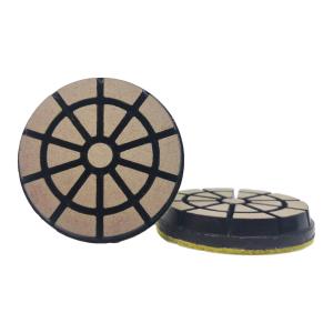 China 4 Inch ceramic bond transitional pucks & discs for concrete scratch removal from metal to resins. supplier