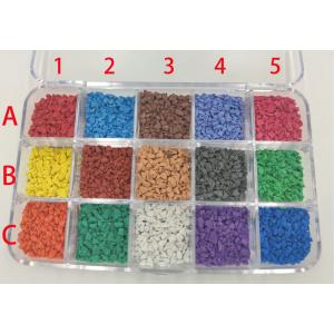 70 Shore A Colored Epdm Rubber Granules With 18% Content