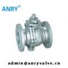 PTFE Seat Floating Ball Valve Flanged RF WCB Body Fire Safe