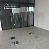 China Luxury  Large  Silver Metal stand For Wedding Centerpieces on sale