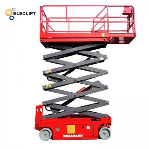 Electric Drive 12 Metres Self Propelled Scissor Lift With 2.27m X 1.12m Platform Size