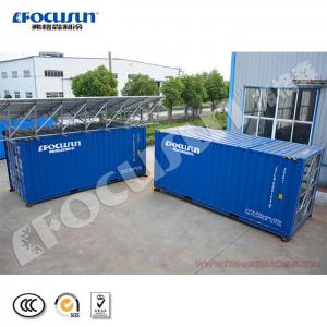 Containerized Cold Room with Lead-Acid Battery Solar Power Panel and Video Inspection
