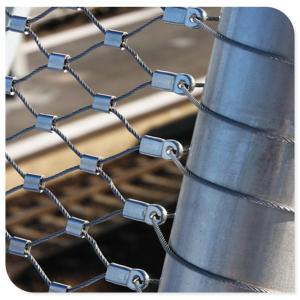 China Flexible stainless steel wire rope architecture mesh supplier