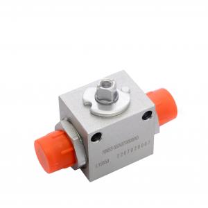 Hydraulic 2 Way 3 Way Ball Valve Direct Cut Off Valve Steel Body